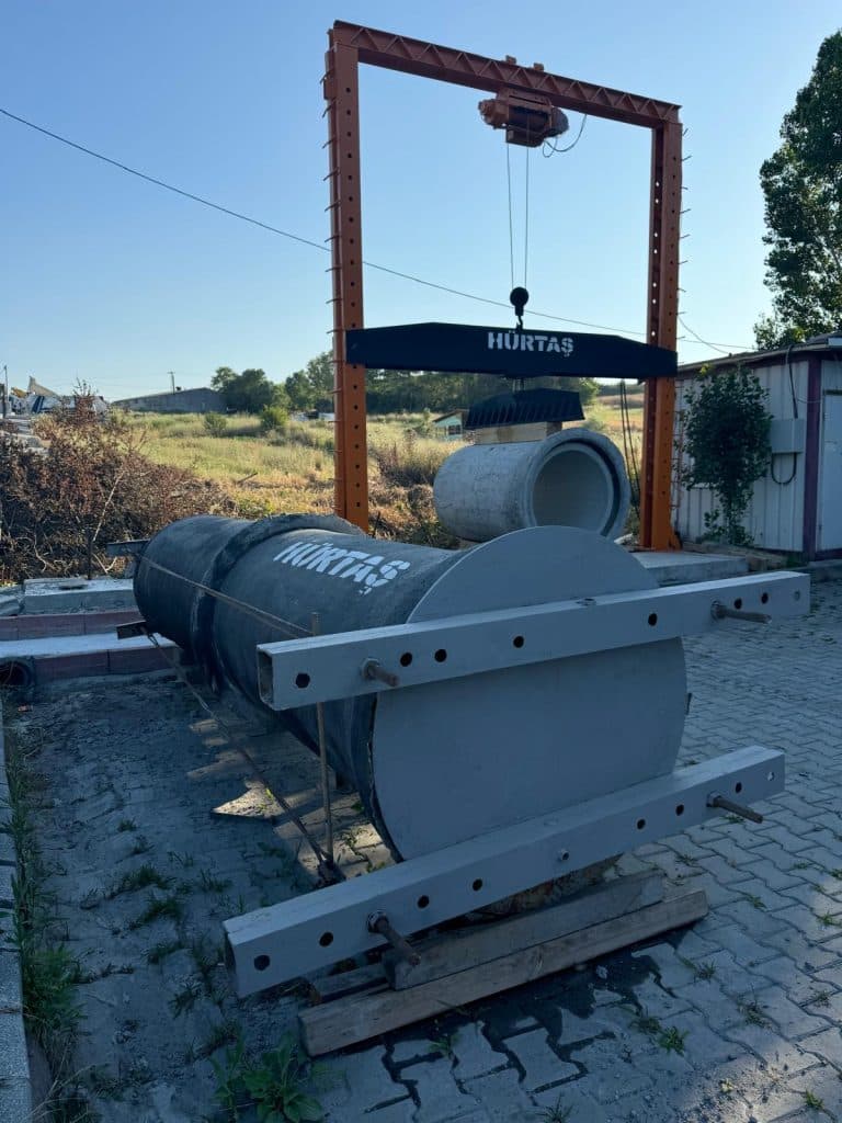 Hürtaş Beton altyapı ürünleri arge kontrolü