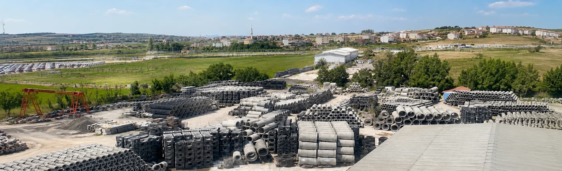 Hürtaş Beton üretim alanı