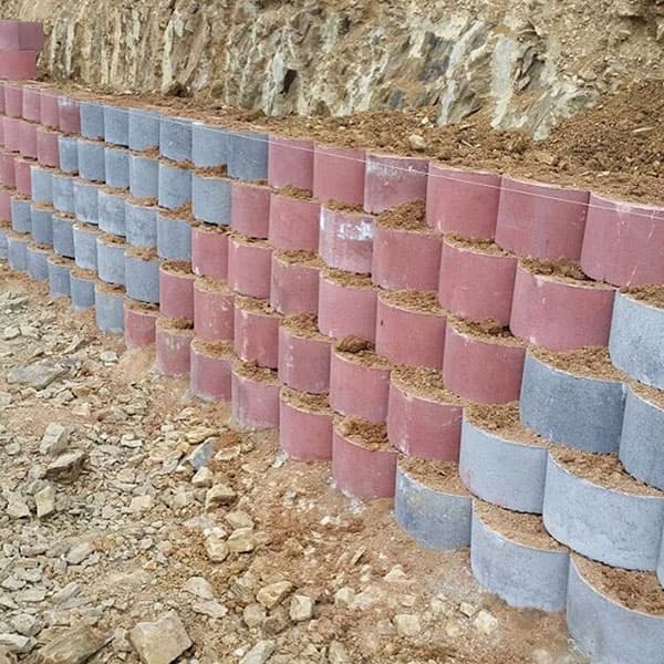 Kırmızı ve Gri Flora Şev Taşı - Terra Blok Fiyatları